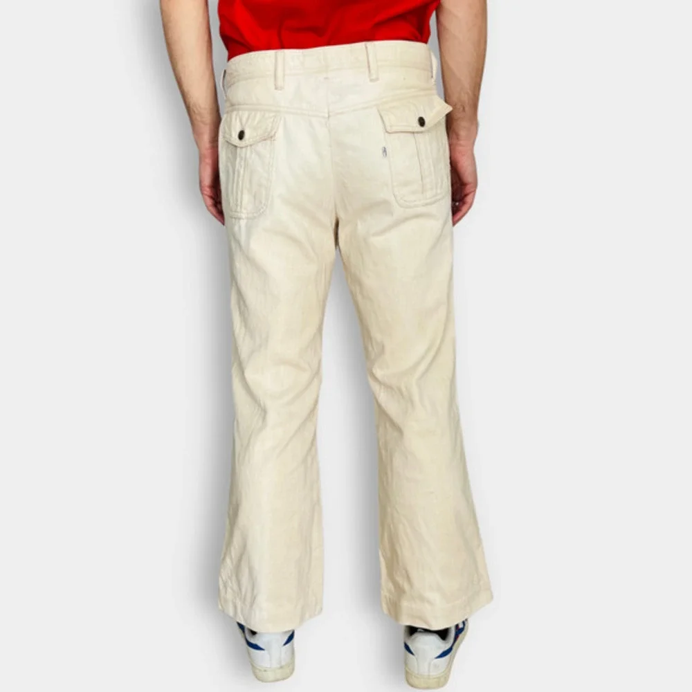 70s Levi’s White Tab Cream Pants‎